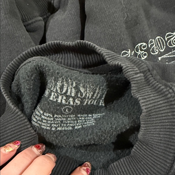Taylor Swift black Cosmic Graphic Crewneck Sweater size large - Picture 10 of 10